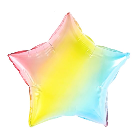 Balon Foliowy - Gwiazda kolorowa 46cm GRABO