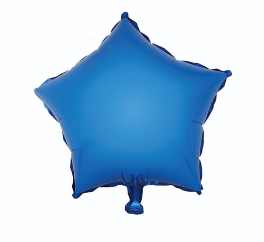 Balon foliowy, gwiazda, niebieski, 36 cm GoDan