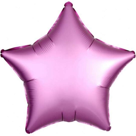 Balon foliowy, Gwiazda, różowy, 17" Amscan