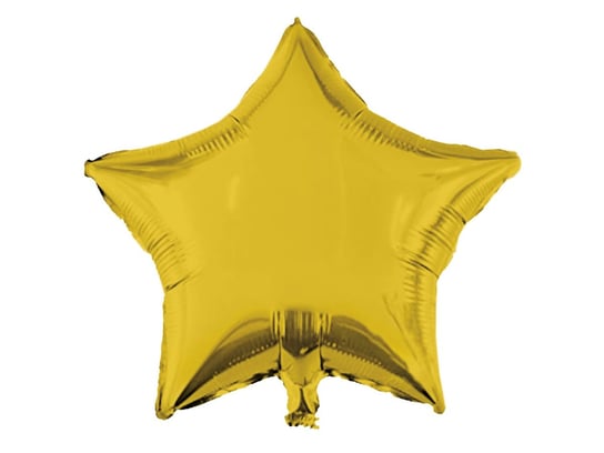 Balon foliowy gwiazdka złota - 46 cm - 1 szt. Procos
