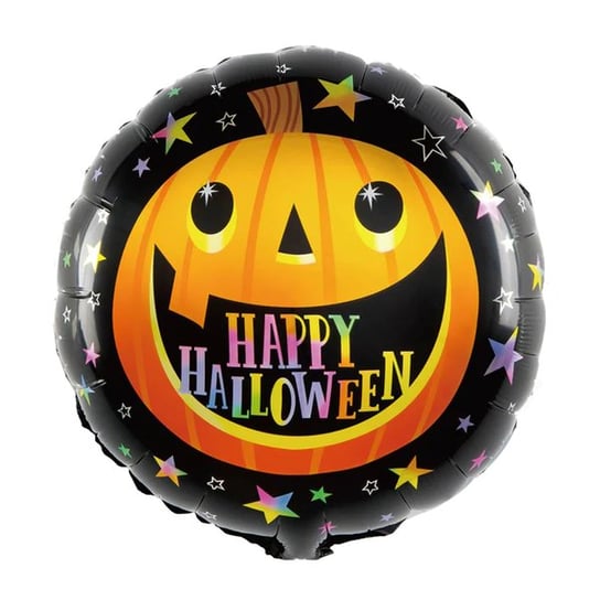 Balon Foliowy Happy Halloween Dynia Duszek 45 Cm PartyPal