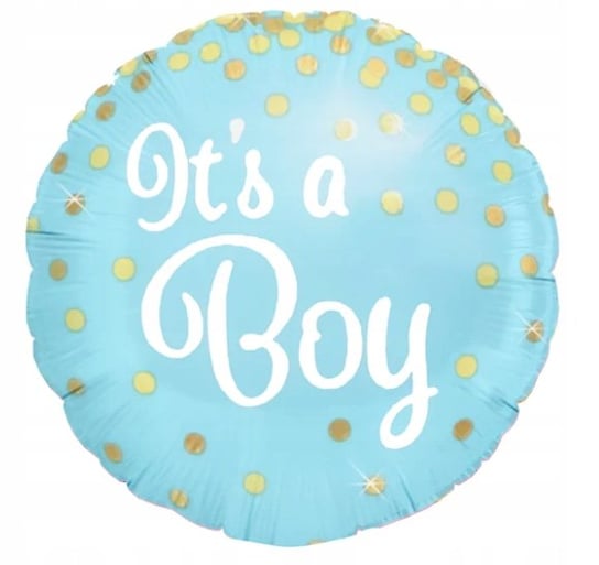Balon foliowy - It's a boy 45 cm Baby Shower PartyPal