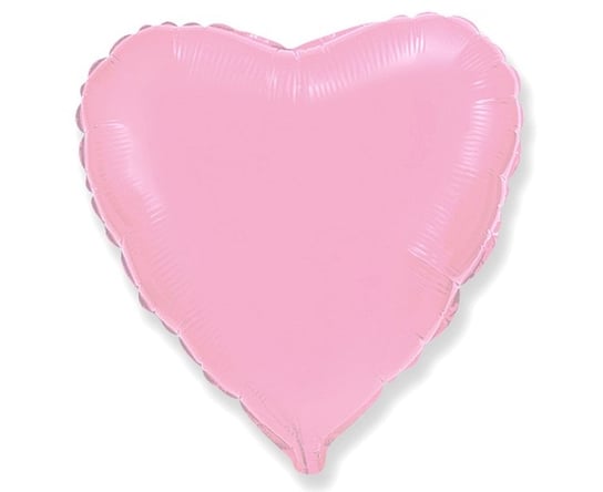 Balon foliowy Jumbo, serce, 71-79 cm, jasnoróżowy Flexmetal