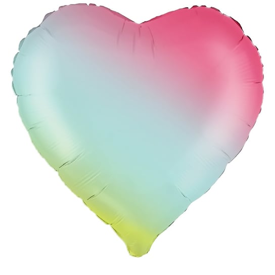 Balon Foliowy - Kolorowe Serce 46 cm PartyPal