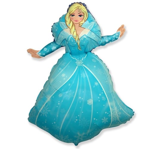 Balon foliowy, Kraina lodu, księżniczka Elsa, 24" Flexmetal Balloons