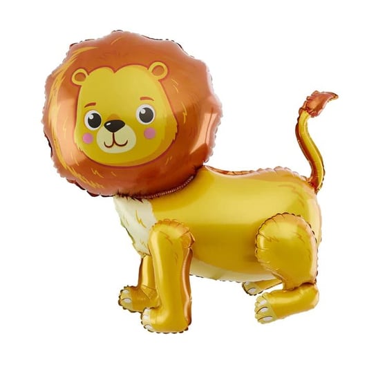 Balon foliowy lew stojący 3D, 53x54 cm PartyPal