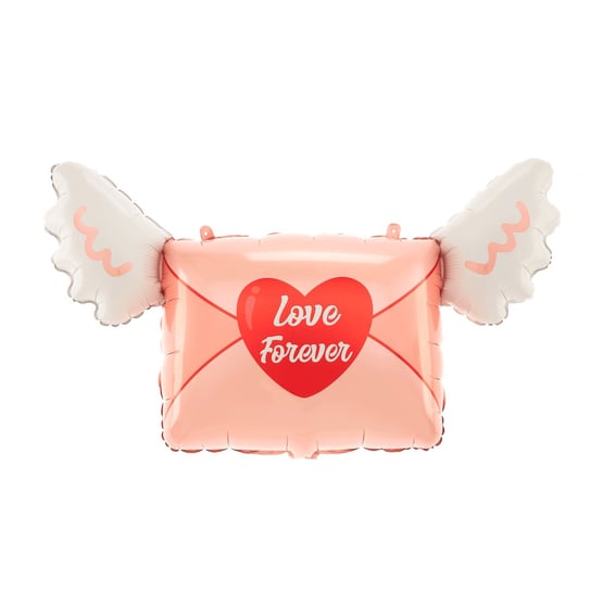 Balon foliowy List miłosny ze skrzydłami 90cm Inna marka