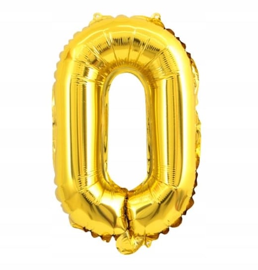 Balon foliowy litera "O" złoty 40 cm PartyPal