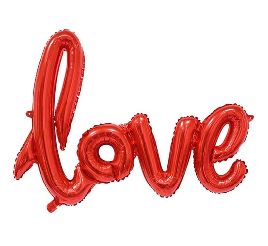 Balon foliowy, Love, czerwony GoDan