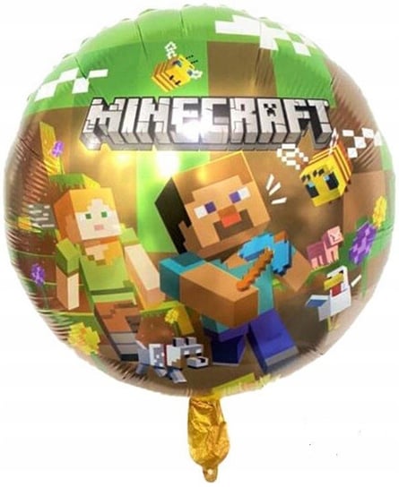 Balon foliowy MINECRAFT PIXELE 45 cm Party spot