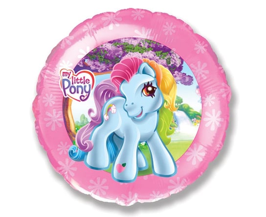 Balon foliowy, My Little Pony, 18", różowy Flexmetal Balloons