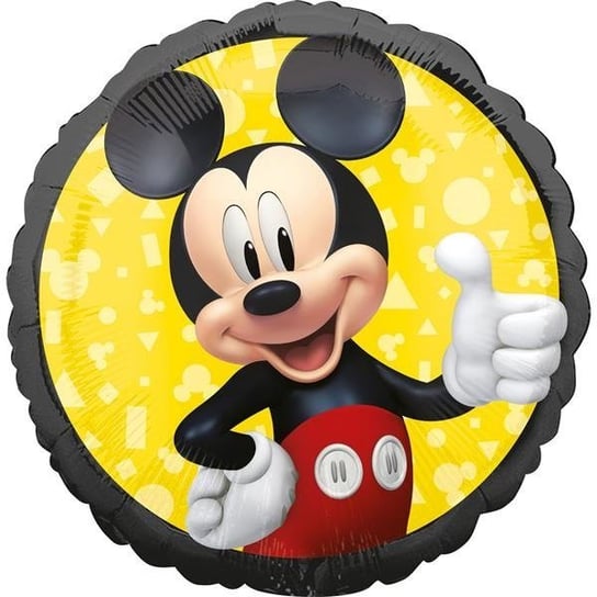 Balon foliowy, Myszka Mickey, 43 cm, 1 sztuka AMSCAN