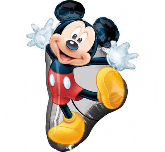Balon foliowy, Myszka Mickey, 55x78 cm Amscan