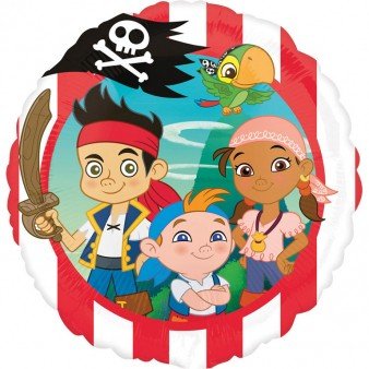 Balon foliowy na hel Pirat kolorowy dla dzieci AMSCAN
