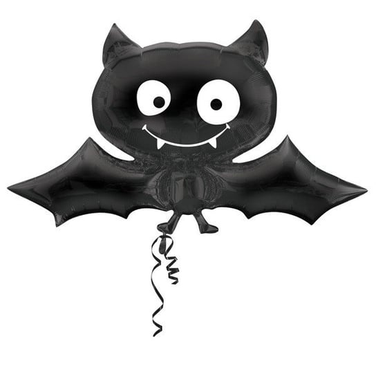 Balon Foliowy Nietoperz Czarny Duży Na Halloween Na Hel Powietrze Dekoracja Na Przyjęcie Amscan