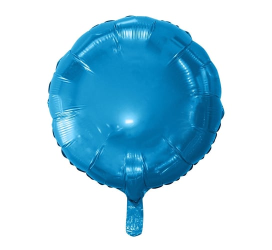 Balon foliowy, Okrągły, 18", niebieski GODAN
