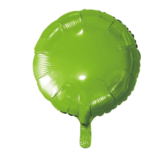 Balon foliowy, Okrągły, 18", zielony GoDan