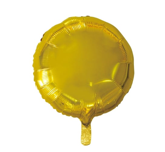Balon foliowy, Okrągły, 18", złoty GoDan