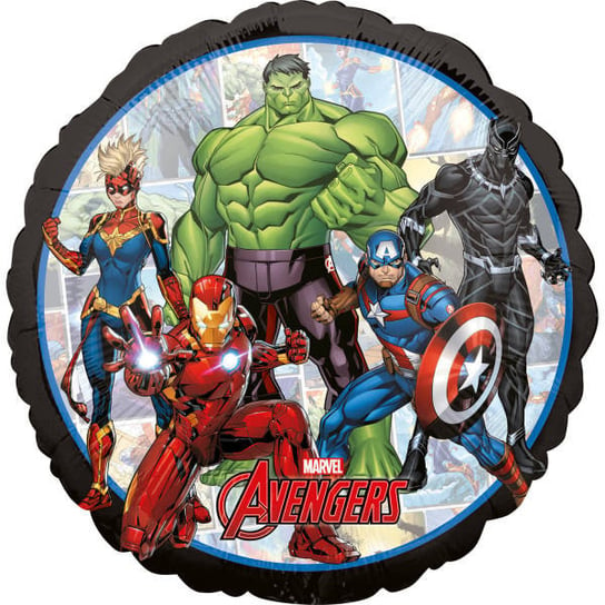 Balon Foliowy Okrągły Marvel Avengers 43 Cm Amscan