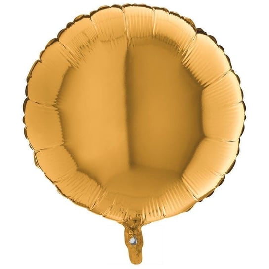 Balon Foliowy - Okrągły Złoty, 46 cm Grabo GRABO