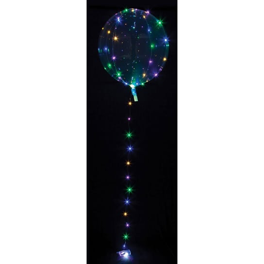 Balon foliowy ORBZ 15" Kula przeźroczysta Clearz - LED kolor Anagram