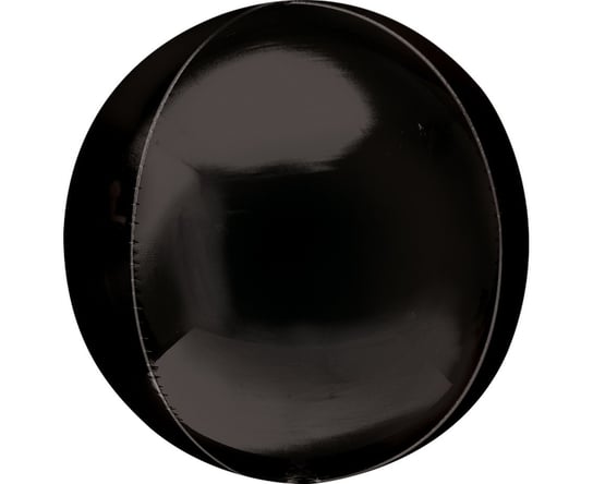 Balon Foliowy Orbz - Kula Jumbo Czarna AMSCAN