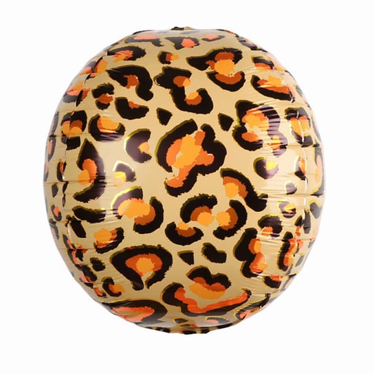 Balon foliowy pantera safari kula, 55 cm PartyPal