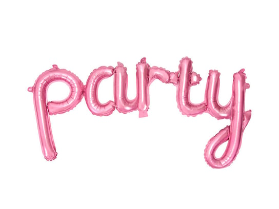 Balon foliowy, Party, 32", różowy PartyDeco