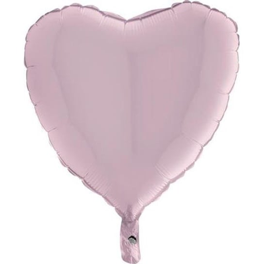 Balon Foliowy - Pastelowy Róż, Serce 46 cm, Grabo GRABO