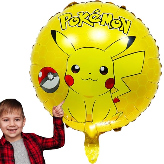 Balon Foliowy POKEMON Pikachu Pokeball 45cm Galaxy