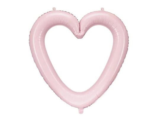 Balon foliowy ramka do zdjęć Serce różowe, 86x83,5 cm Party Deco