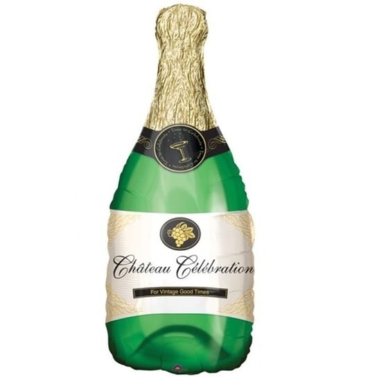 Balon foliowy realistyczna butelka szampana 104 cm Inna marka