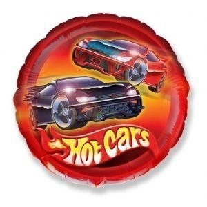 Balon foliowy Samochody Hot Wheels czerwony 46 cm GODAN