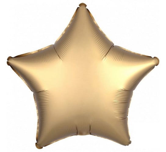 Balon Foliowy, Satyna Lux S15, Złoty , 43 Cm GoDan