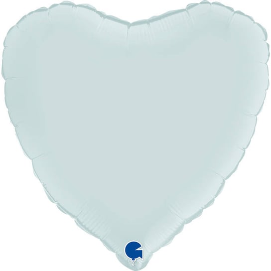 Balon Foliowy - Satynowe pastelowe niebieskie serce 46 cm,  Grabo GRABO