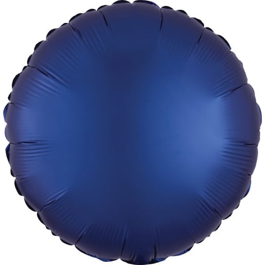 Balon Foliowy Satynowy Okrągły 43 Cm Granatowy Amscan