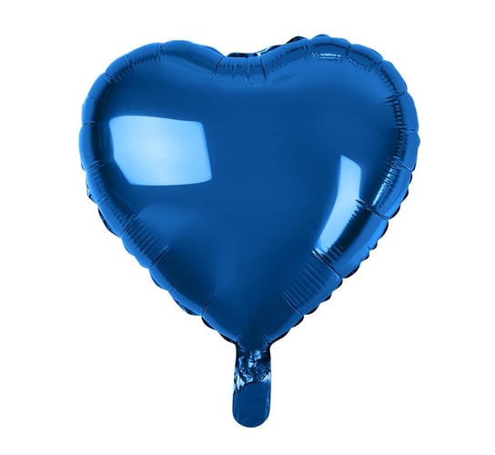 Balon foliowy, Serce, 18", granatowy GoDan