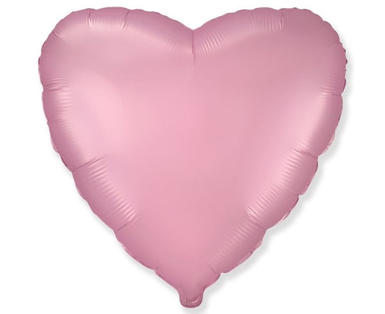Balon foliowy, serce, 18", jasnoróżowy Flexmetal
