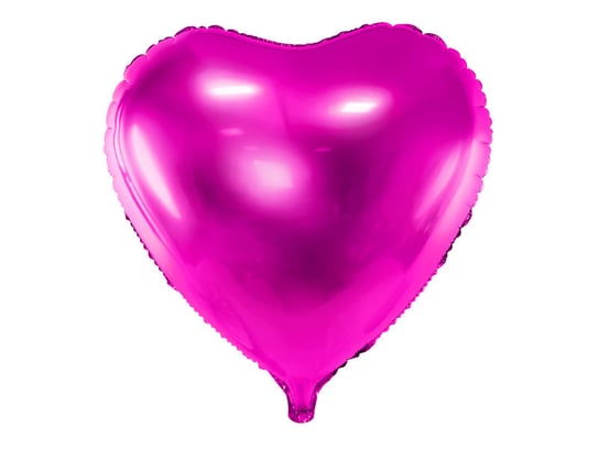 Balon foliowy, serce, 18", różowy PartyDeco