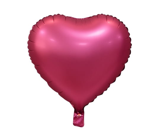 Balon foliowy, Serce, 18", różowy, matowy GoDan