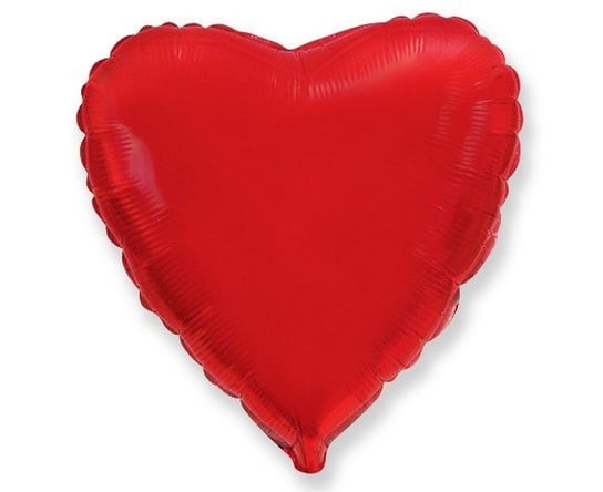 Balon foliowy, Serce, czerwony, 18" GoDan