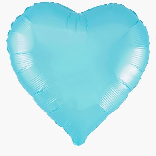 Balon foliowy serce jasnoniebieskie, 23cm, 3 szt. PartyPal