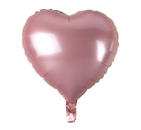 Balon foliowy, serce, jasnoróżowy GoDan