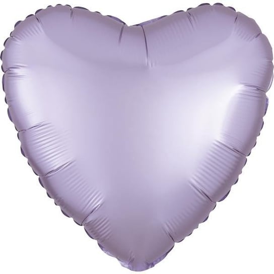 Balon foliowy, serce, liliowy, 43 cm, 1 sztuka AMSCAN