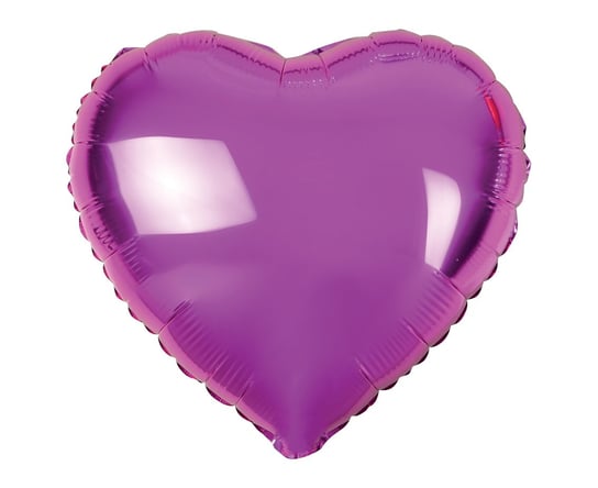 Balon foliowy, serce, różowy, 36 cm GoDan