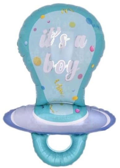 Balon foliowy smoczek "I'ts a boy" 97cm Party spot