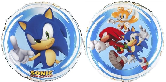 Balon Foliowy Sonic Okrągły 46 Cm GRABO
