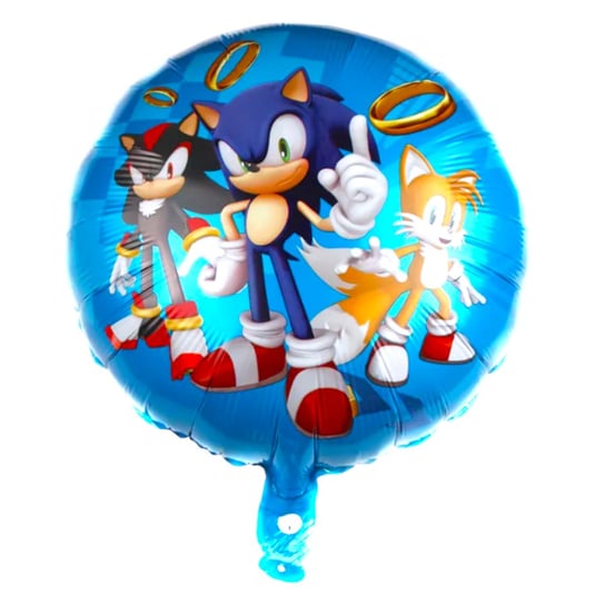 Balon Foliowy Sonic Urodzinowy 45cm Inna marka