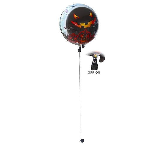 Balon foliowy, Straszne Party, 62 cm, świecący LED GoDan