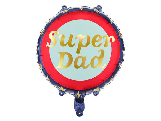 Balon foliowy Super Dad, dzień ojca 45 cm PartyDeco